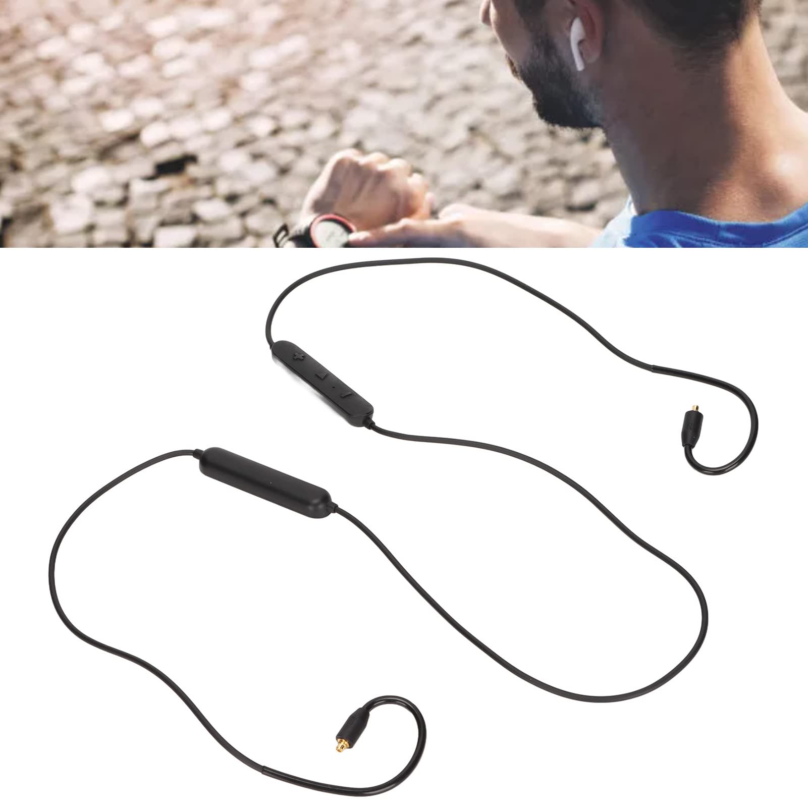 Amazon.co.jp: Bluetooth ヘッドフォンケーブル、ワイヤレスイヤホン